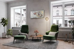 Handgemaltes Gemälde 'Hovering Spheres' 120x60cm | inkl. Echtheitszertifikat