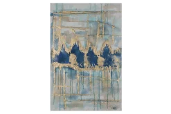 Handgemaltes Gemälde 'Hypnotic Turquoise' 60x90cm | inkl. Echtheitszertifikat