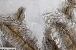 Handgemaltes Gemälde 'Iced Feathers' 120x60cm | inkl. Echtheitszertifikat