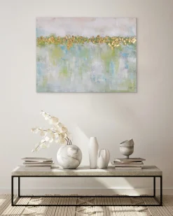 Handgemaltes Gemälde 'Idyllic Waterlilies' 100x75cm | inkl. Echtheitszertifikat