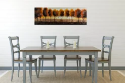 Handgemaltes Gemälde 'Im Antlitz der Sonne' 150x50cm | inkl. Echtheitszertifikat