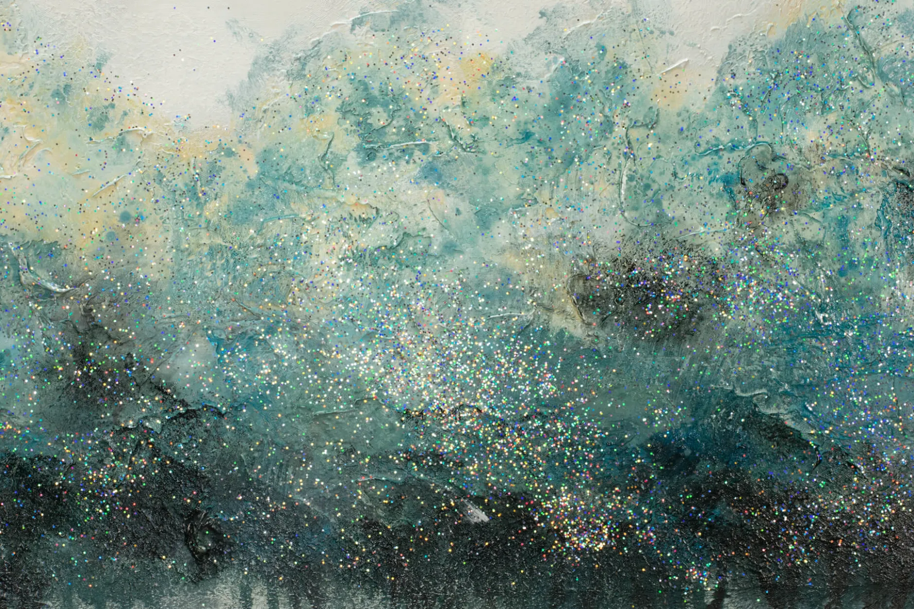 Handgemaltes Gemälde 'Impermeable Forest' 100x75cm | inkl. Echtheitszertifikat