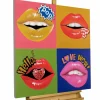 Handgemaltes Gemälde 'In Awe of Pop Art' 80x80cm | inkl. Echtheitszertifikat