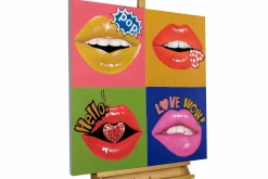 Handgemaltes Gemälde 'In Awe of Pop Art' 80x80cm | inkl. Echtheitszertifikat