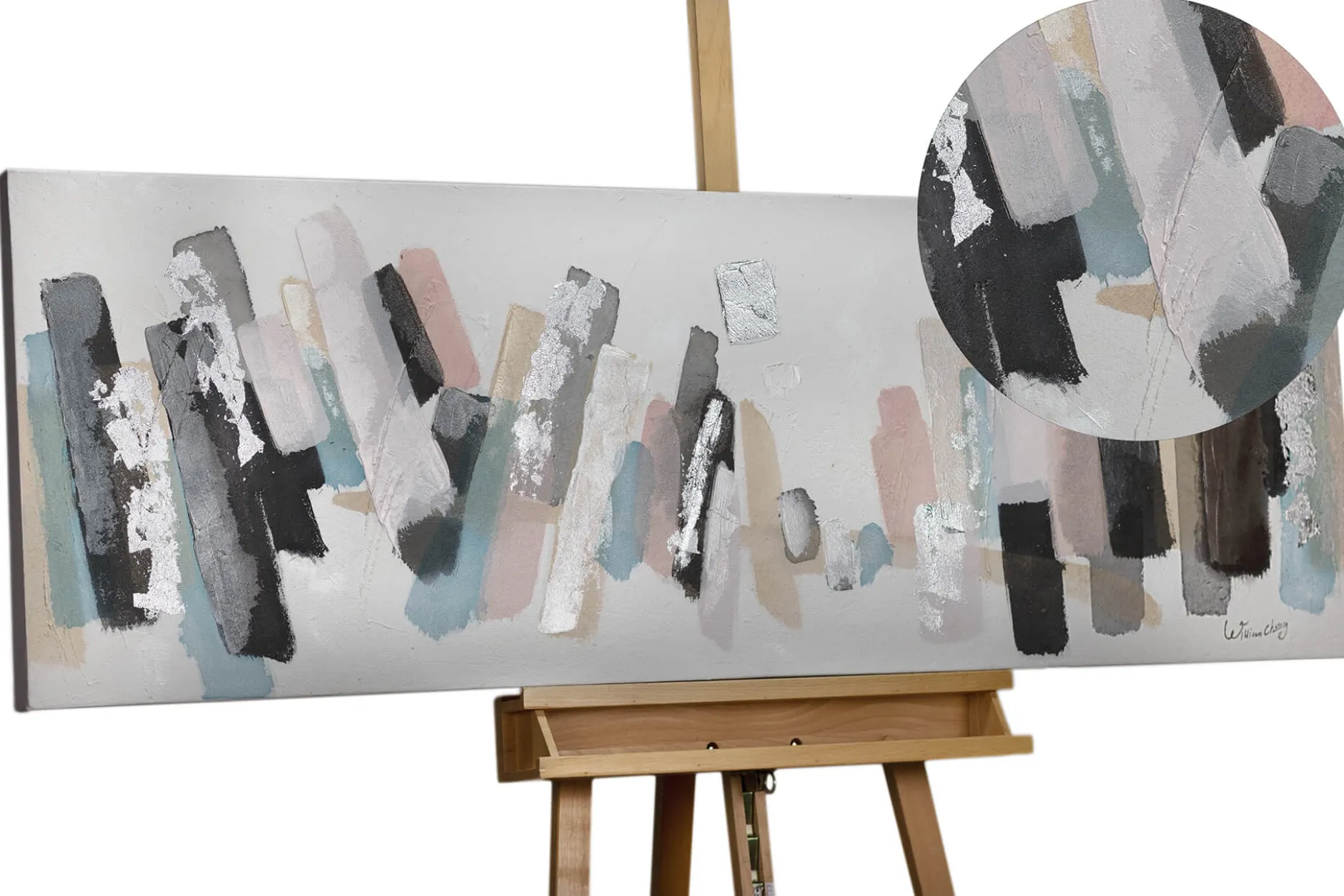 Handgemaltes Gemälde 'Individualismus' 150x50cm | inkl. Echtheitszertifikat