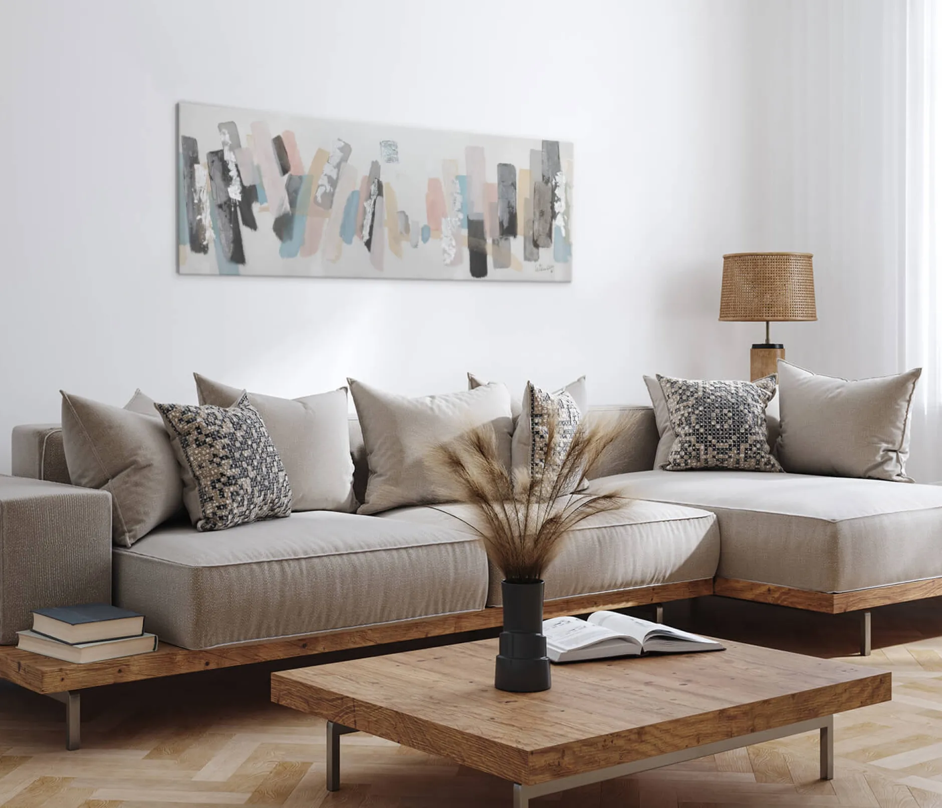 Handgemaltes Gemälde 'Individualismus' 150x50cm | inkl. Echtheitszertifikat