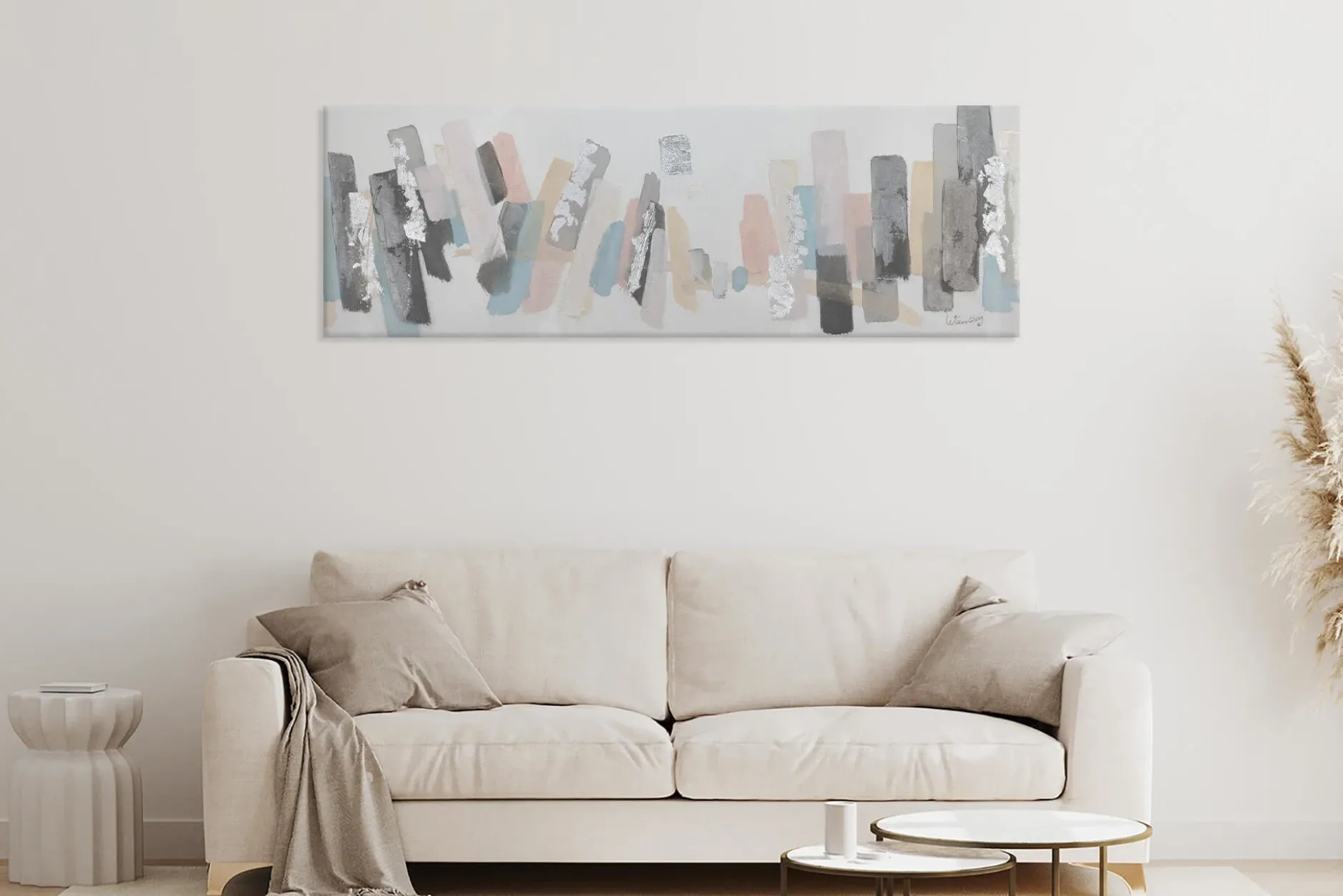 Handgemaltes Gemälde 'Individualismus' 150x50cm | inkl. Echtheitszertifikat
