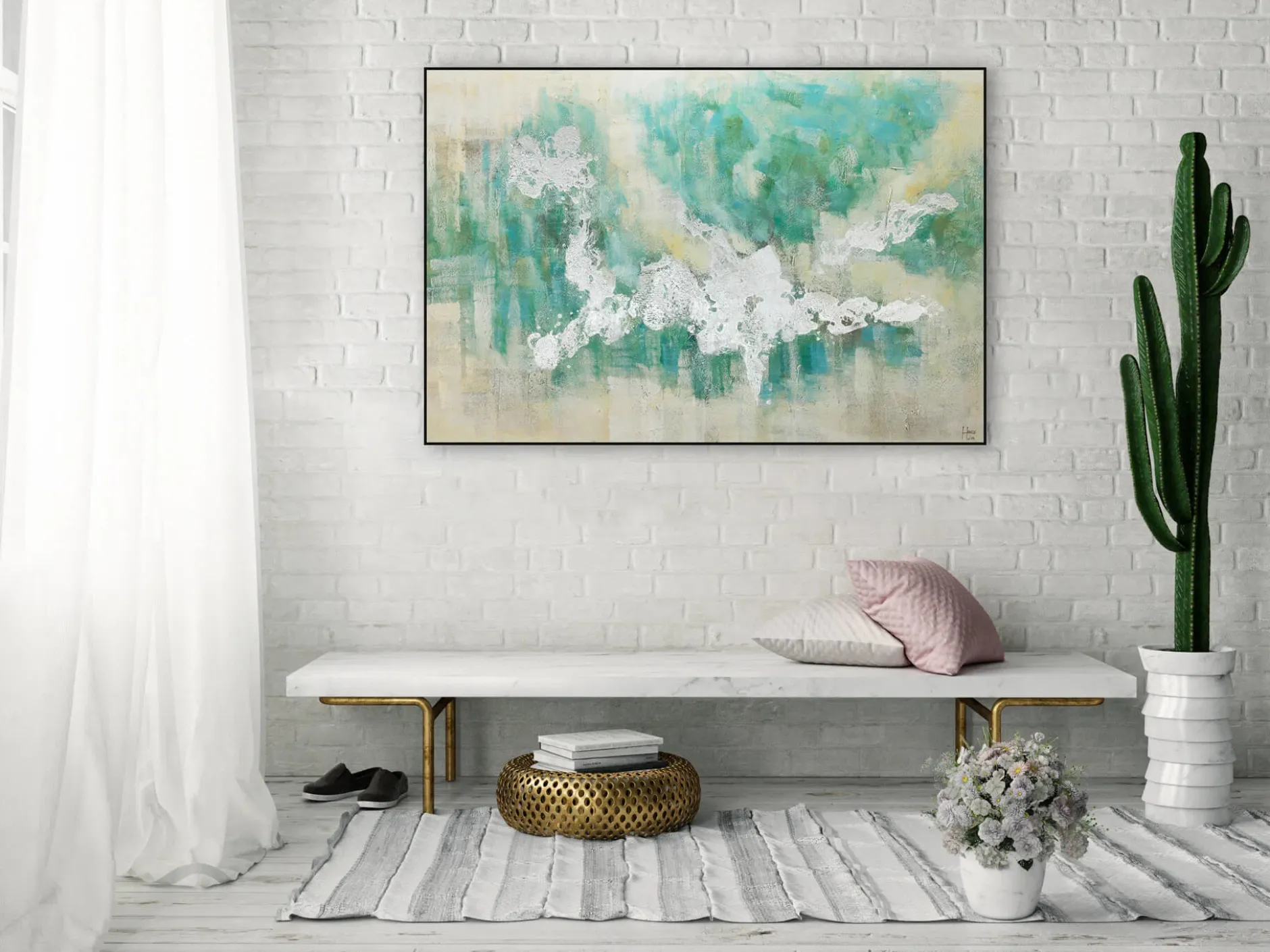 Handgemaltes Gemälde 'In meinen Träumen' 120x80cm | inkl. Echtheitszertifikat