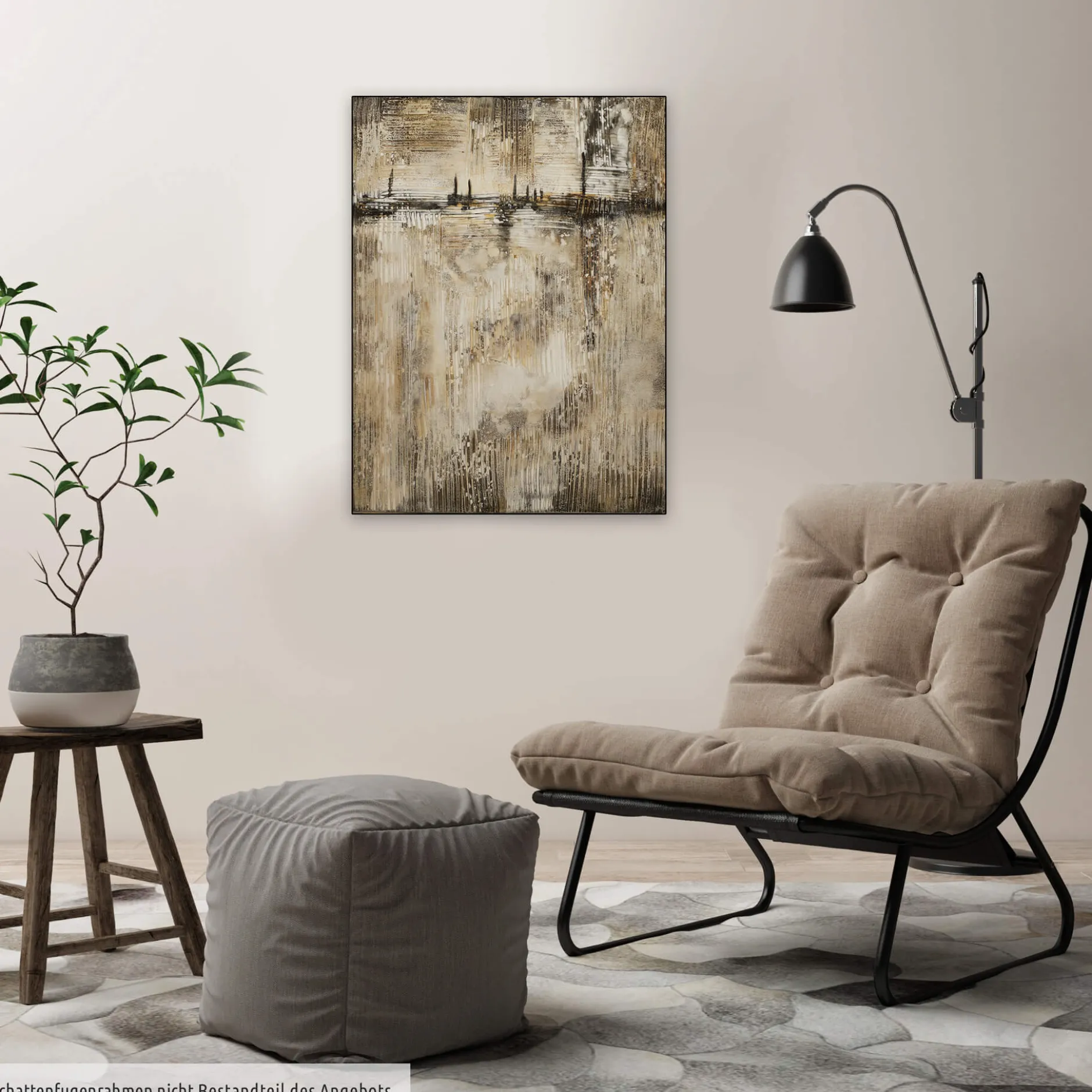 Handgemaltes Gemälde 'Inside Out' 60x80cm | inkl. Echtheitszertifikat
