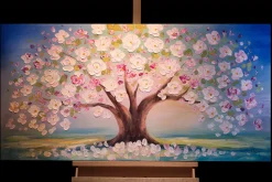 Handgemaltes Gemälde 'In voller Pracht' 120x60cm | inkl. Echtheitszertifikat