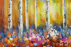 Handgemaltes Gemälde 'Jahreszeitenwandel' 120x60cm | inkl. Echtheitszertifikat