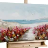 Handgemaltes Gemälde 'Jardin de Playa' 100x50cm | inkl. Echtheitszertifikat