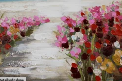 Handgemaltes Gemälde 'Jardin de Playa' 100x50cm | inkl. Echtheitszertifikat