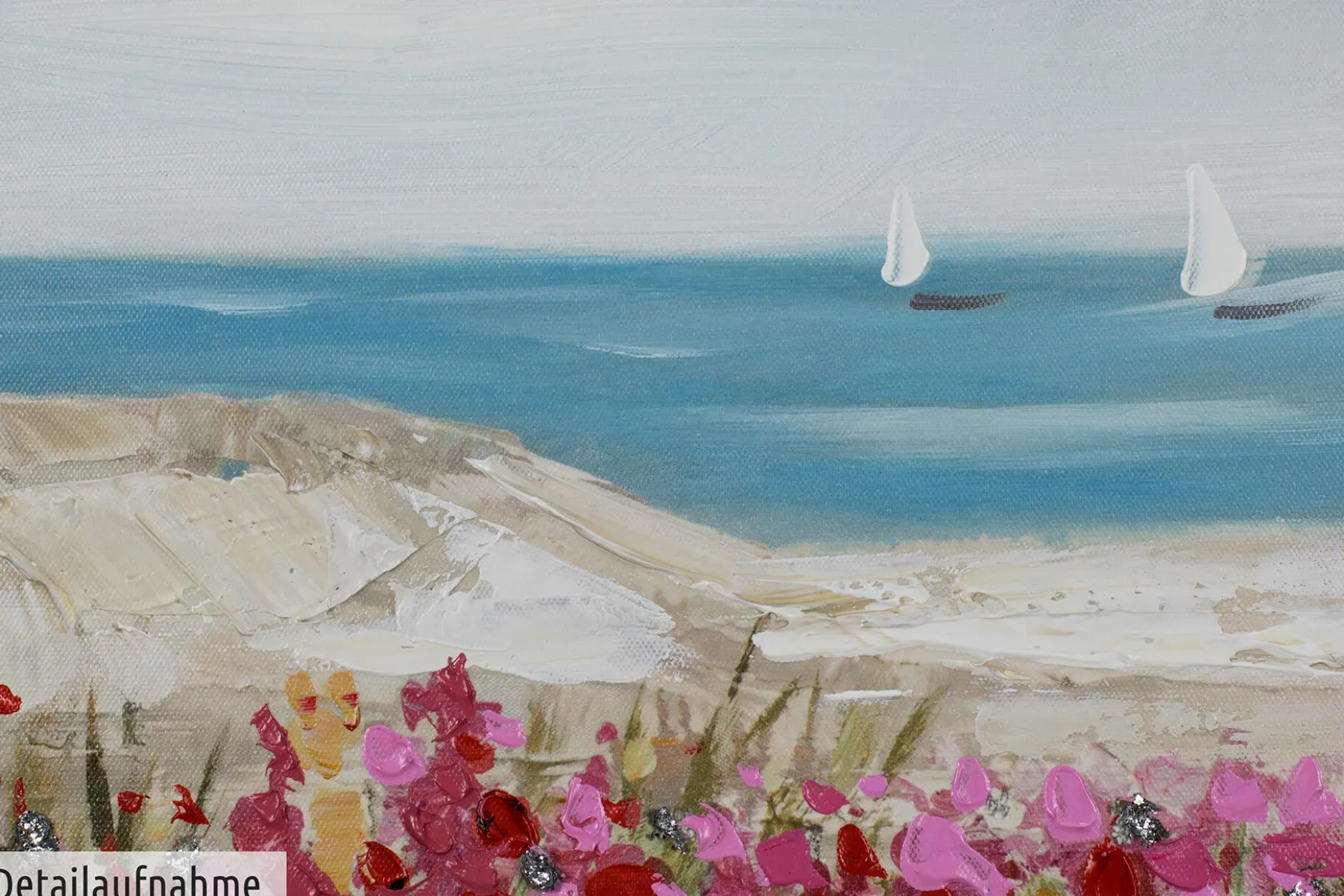 Handgemaltes Gemälde 'Jardin de Playa' 100x50cm | inkl. Echtheitszertifikat