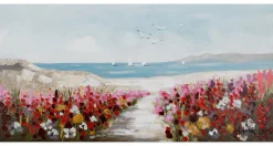 Handgemaltes Gemälde 'Jardin de Playa' 100x50cm | inkl. Echtheitszertifikat