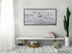 Handgemaltes Gemälde 'Kapriolen' 120x60cm | inkl. Echtheitszertifikat