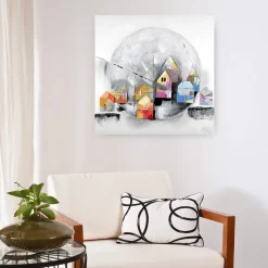 Handgemaltes Gemälde 'Kindheitserinnerung' 80x80cm | inkl. Echtheitszertifikat
