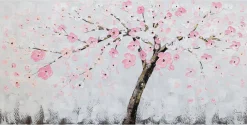 Handgemaltes Gemälde 'Kirschblütentraum' 120x60cm | inkl. Echtheitszertifikat