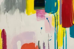 Handgemaltes Gemälde 'Künste der Farben' 150x50cm | inkl. Echtheitszertifikat