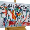 Handgemaltes Gemälde 'Kosmopoliten' 90x60cm | inkl. Echtheitszertifikat