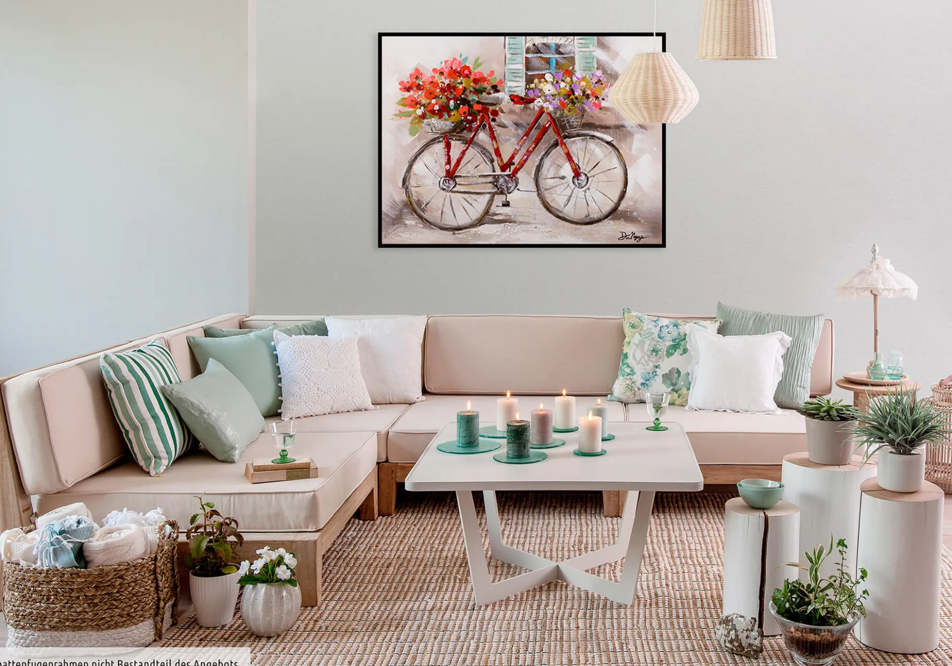 Handgemaltes Gemälde 'La belle Vie' 100x75cm | inkl. Echtheitszertifikat