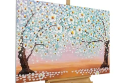 Handgemaltes Gemälde 'Lauer Sommerabend' 120x80cm | inkl. Echtheitszertifikat