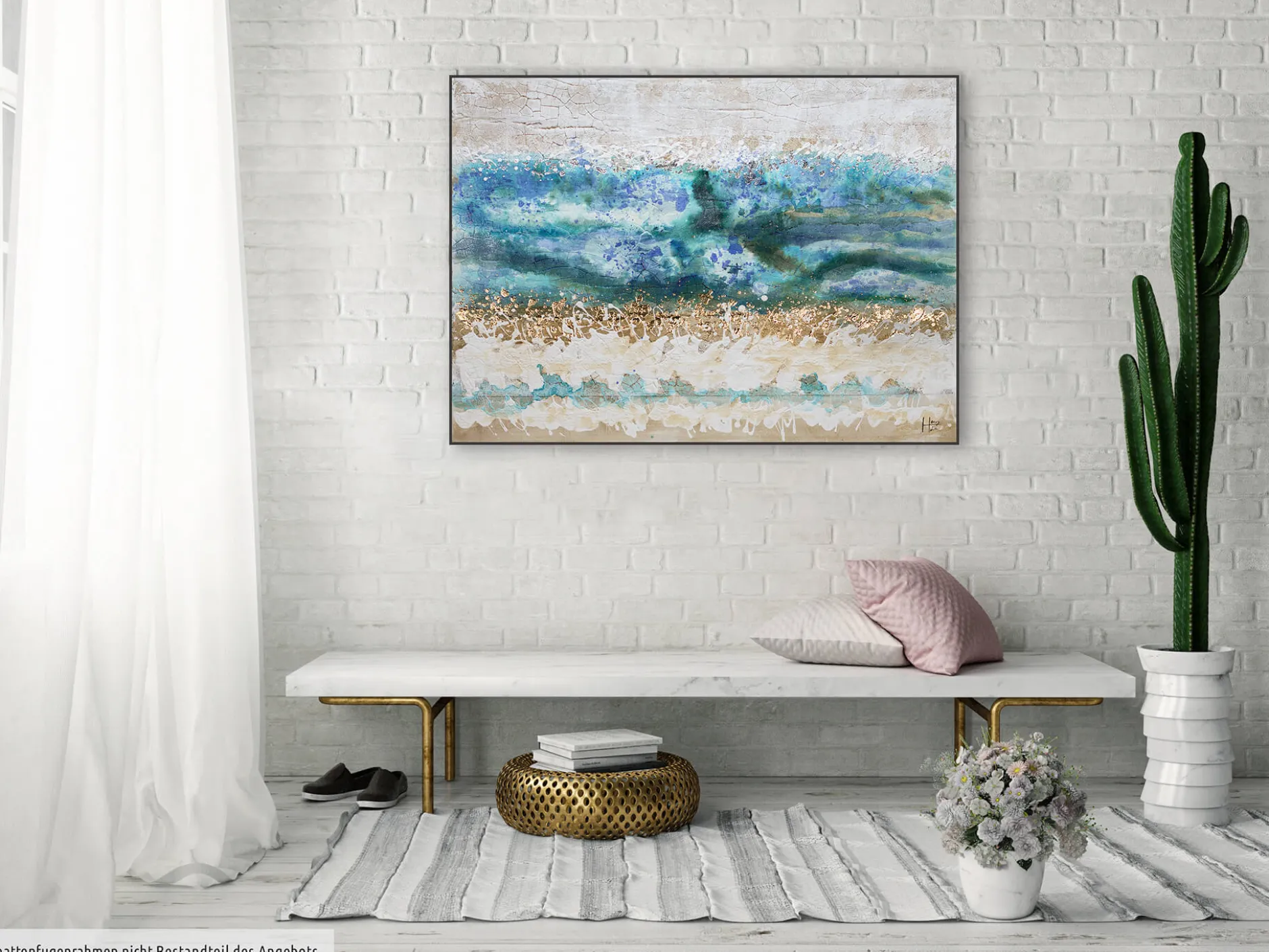 Handgemaltes Gemälde 'Layers of Ages' 100x75cm | inkl. Echtheitszertifikat