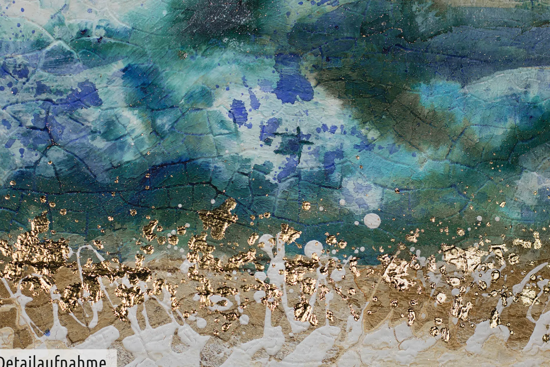Handgemaltes Gemälde 'Layers of Ages' 100x75cm | inkl. Echtheitszertifikat