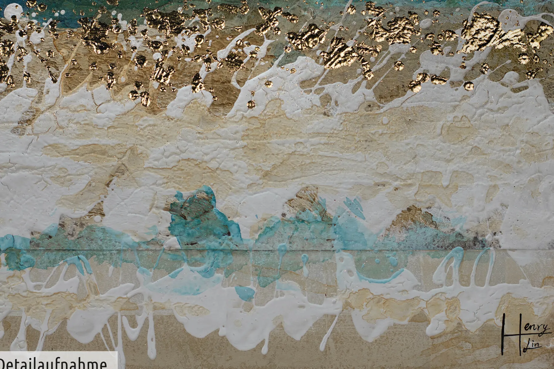 Handgemaltes Gemälde 'Layers of Ages' 100x75cm | inkl. Echtheitszertifikat