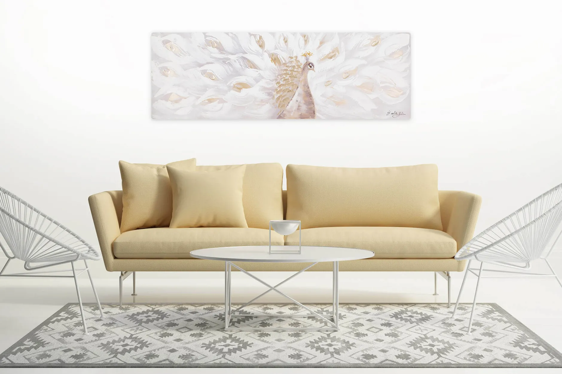 Handgemaltes Gemälde 'Legendary' 150x50cm | inkl. Echtheitszertifikat