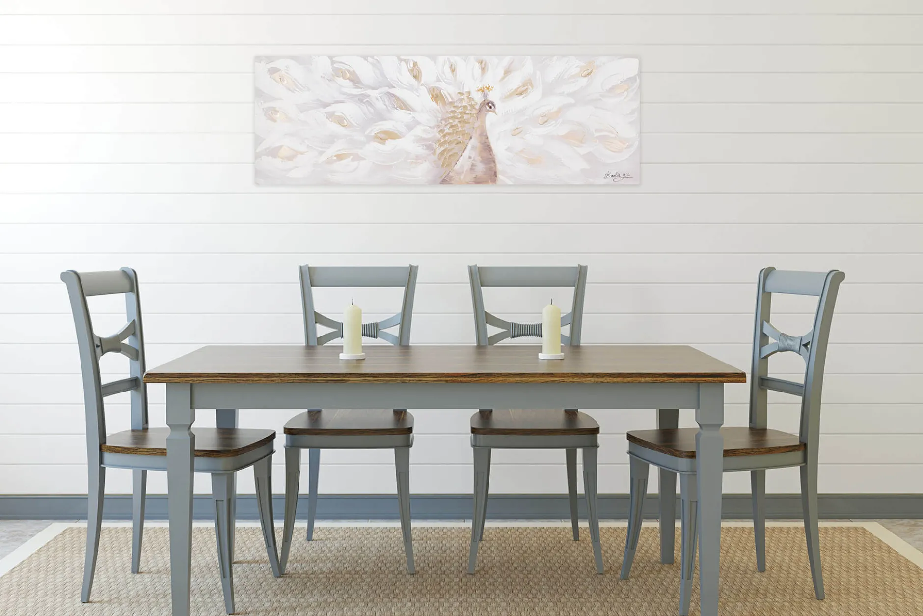 Handgemaltes Gemälde 'Legendary' 150x50cm | inkl. Echtheitszertifikat