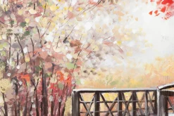 Handgemaltes Gemälde 'Leuchtender Herbsttag' 100x75cm | inkl. Echtheitszertifikat