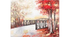 Handgemaltes Gemälde 'Leuchtender Herbsttag' 100x75cm | inkl. Echtheitszertifikat