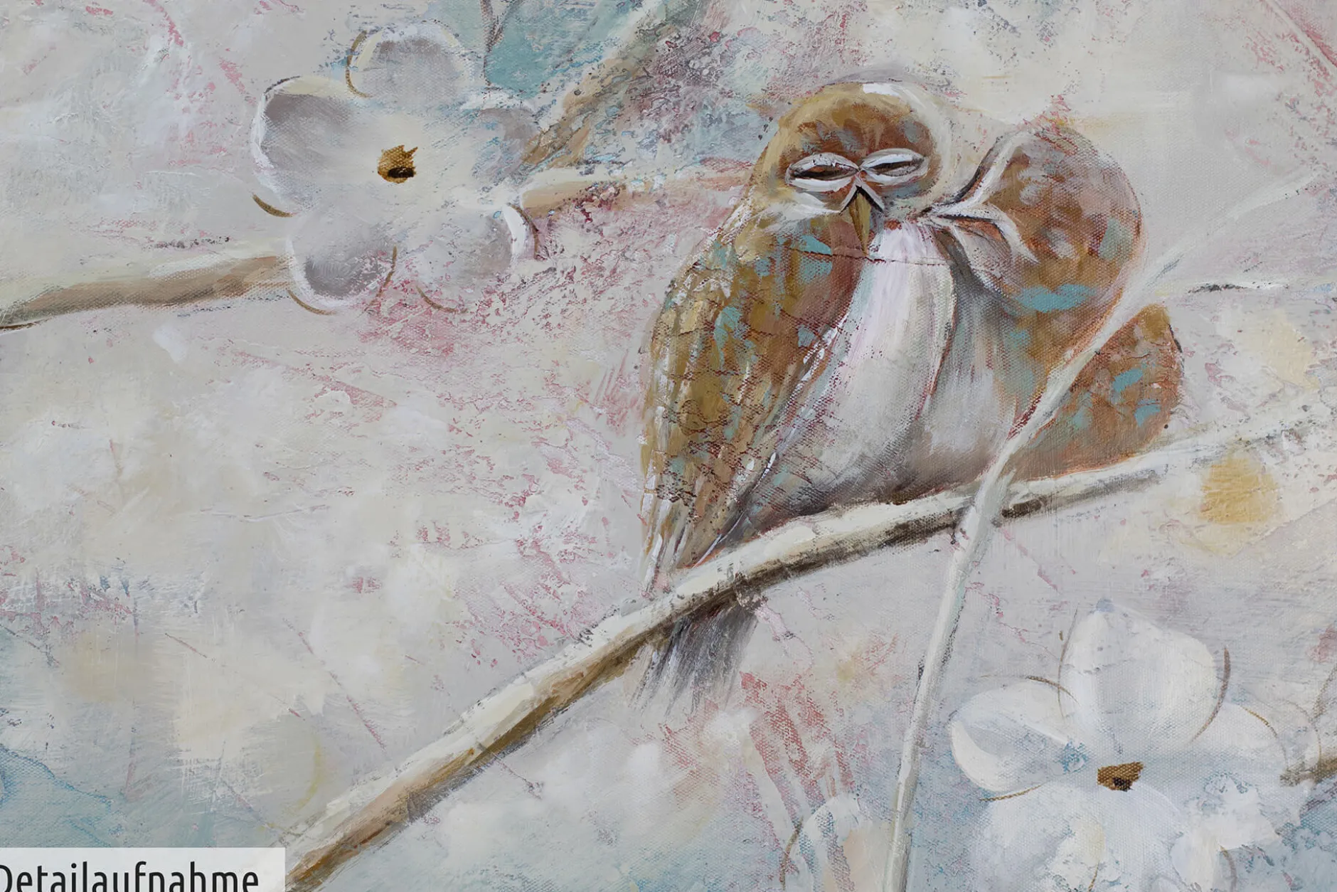 Handgemaltes Gemälde 'Liebe im Frühling' 120x90cm | inkl. Echtheitszertifikat