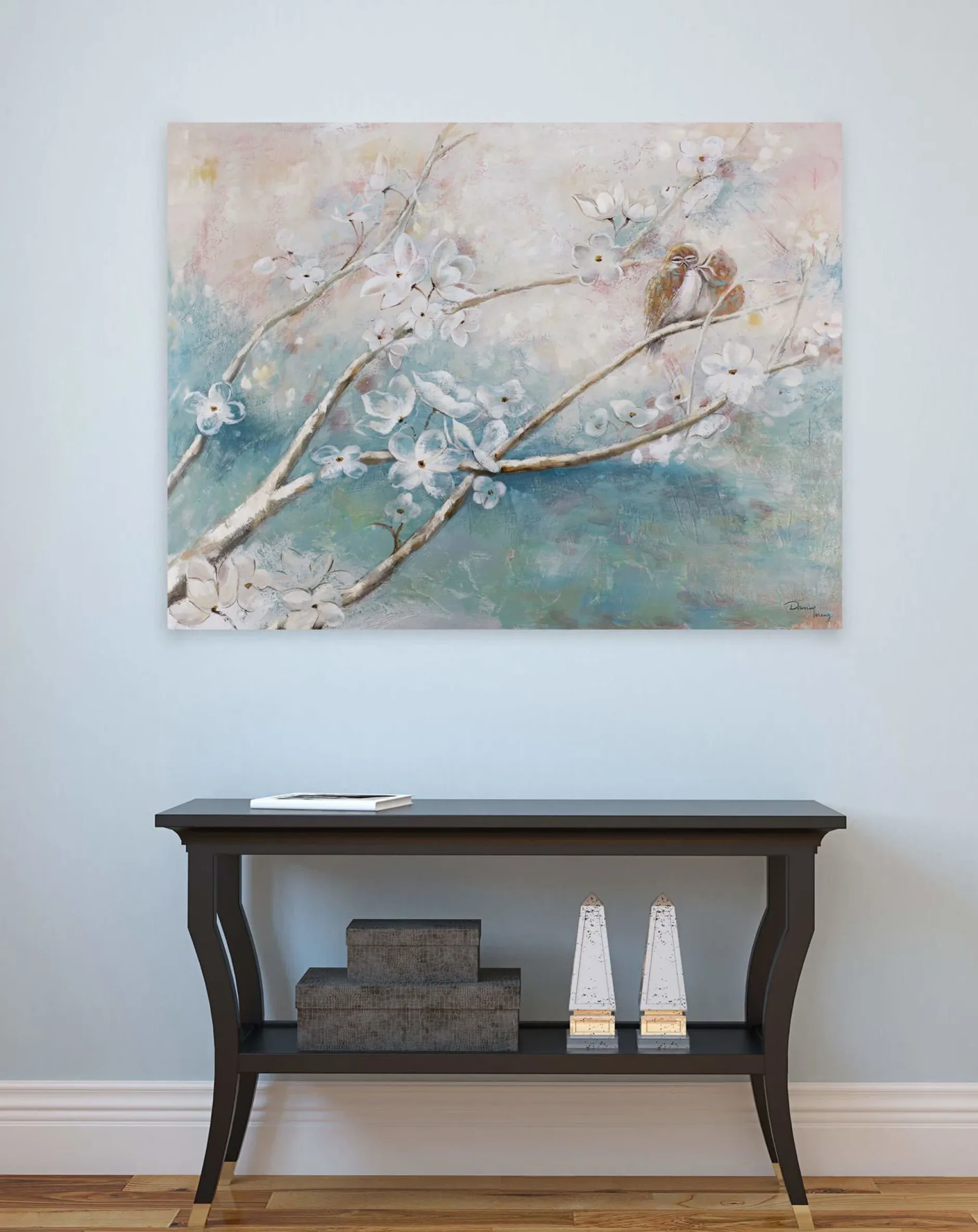 Handgemaltes Gemälde 'Liebe im Frühling' 120x90cm | inkl. Echtheitszertifikat