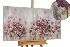 Handgemaltes Gemälde 'Lilac Reverie' 120x60cm | inkl. Echtheitszertifikat