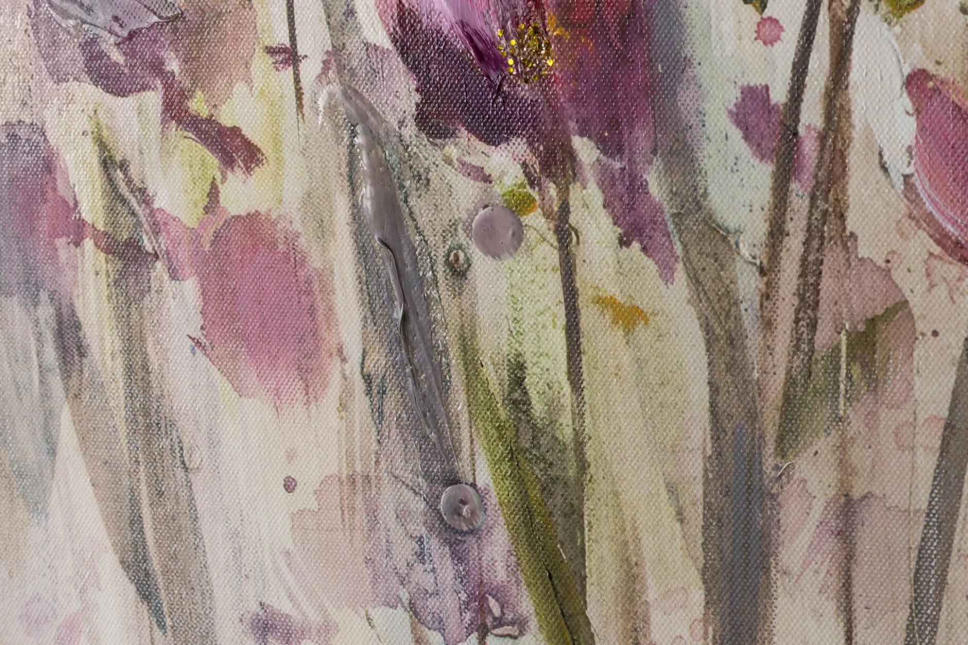 Handgemaltes Gemälde 'Lilac Reverie' 120x60cm | inkl. Echtheitszertifikat