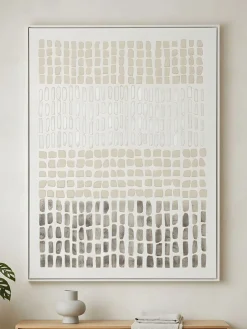 Handgemaltes Gemälde 'Linear Calm' 75x100cm | inkl. Echtheitszertifikat