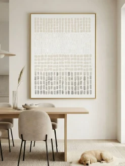 Handgemaltes Gemälde 'Linear Calm' 75x100cm | inkl. Echtheitszertifikat