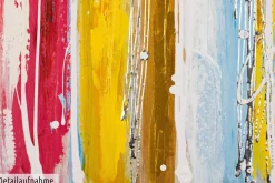 Handgemaltes Gemälde 'Line it up' 120x60cm | inkl. Echtheitszertifikat