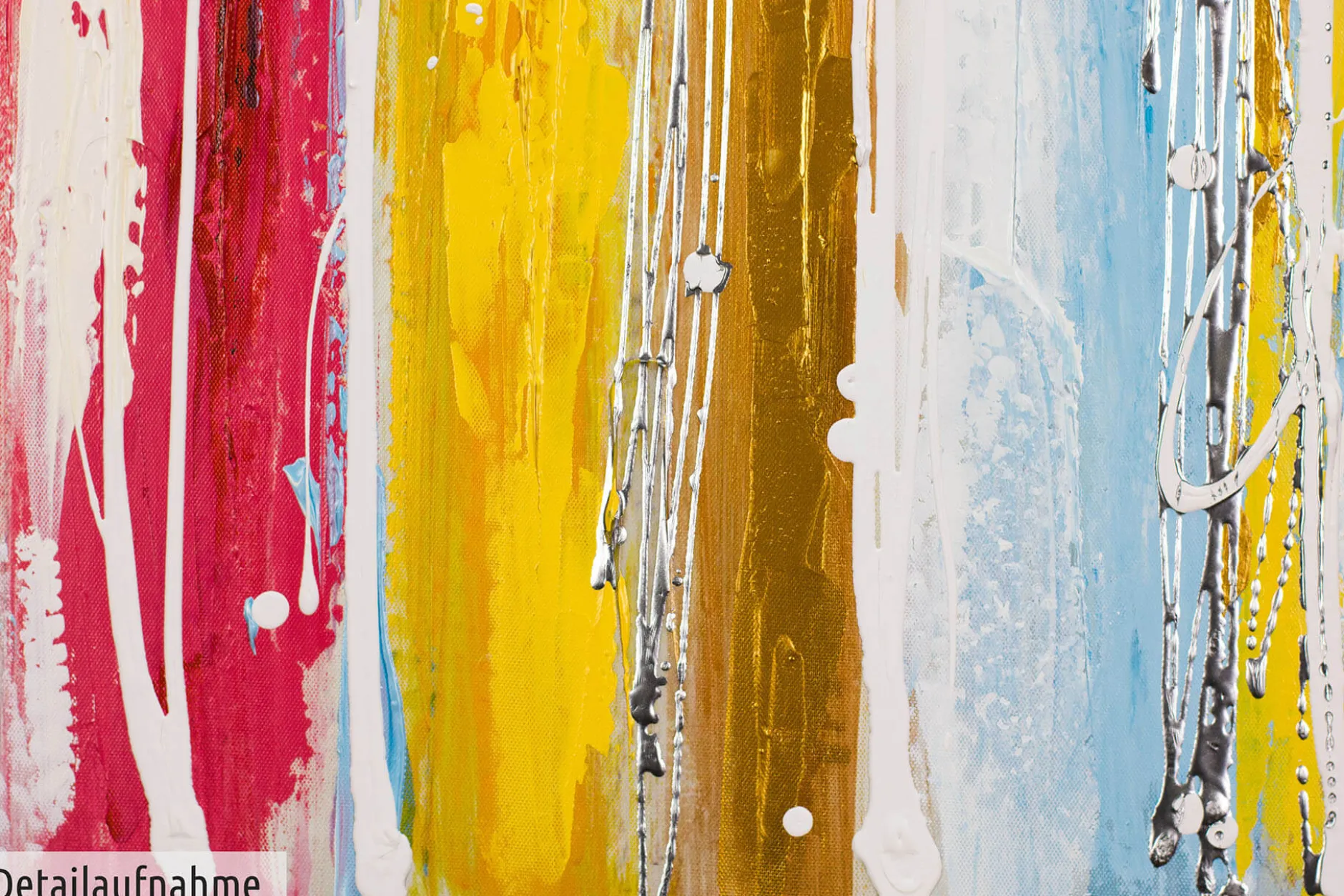 Handgemaltes Gemälde 'Line it up' 120x60cm | inkl. Echtheitszertifikat