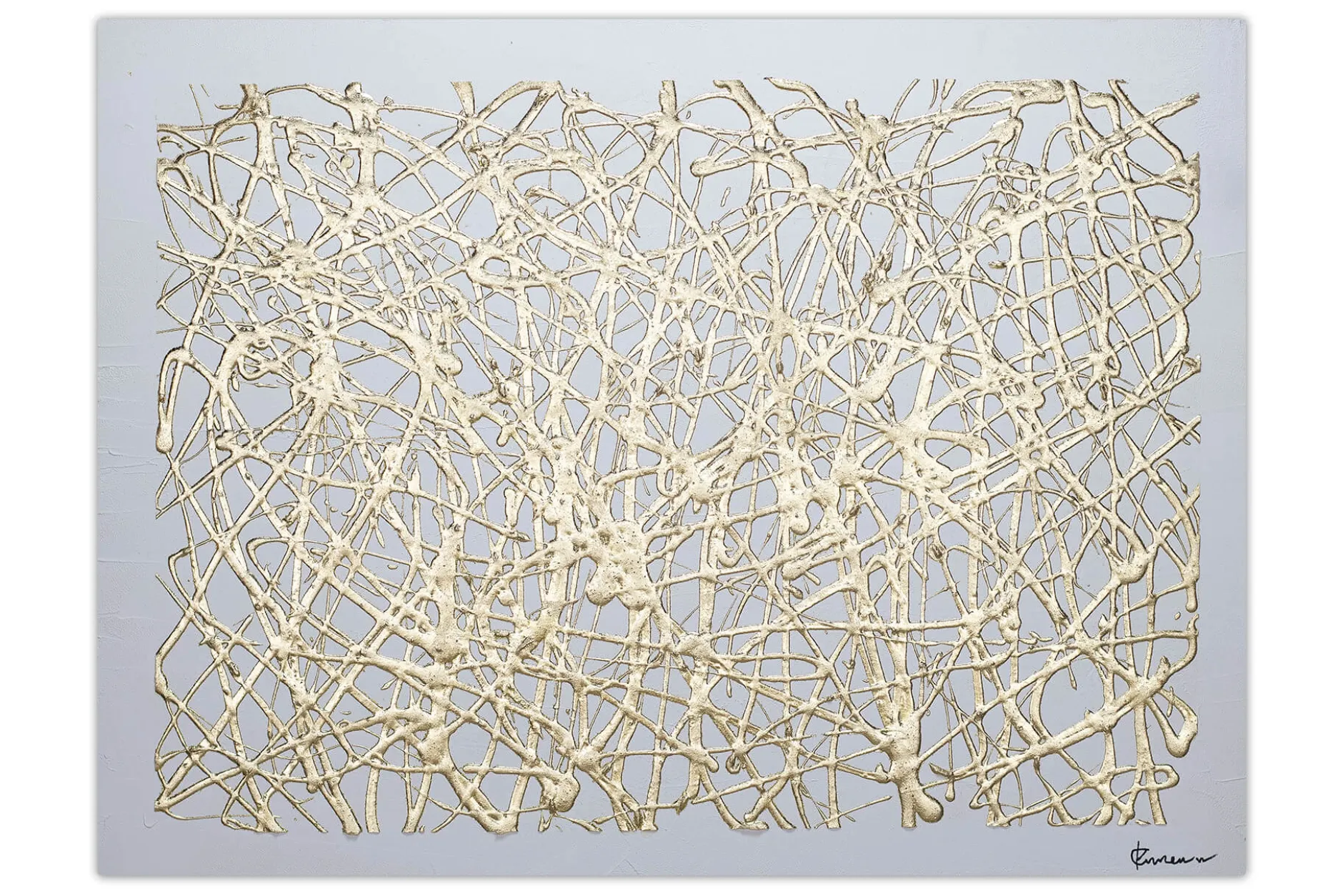 Handgemaltes Gemälde 'Lines of Fate' 100x75cm | inkl. Echtheitszertifikat