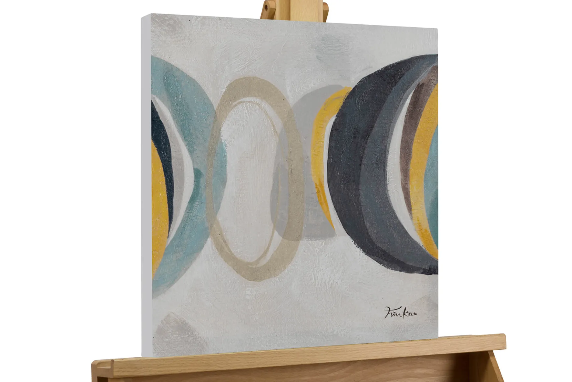 Handgemaltes Gemälde 'Lunar Phases' 40x40cm | inkl. Echtheitszertifikat