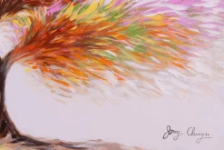 Handgemaltes Gemälde 'Magic Blossom Tree' 120x60cm | inkl. Echtheitszertifikat