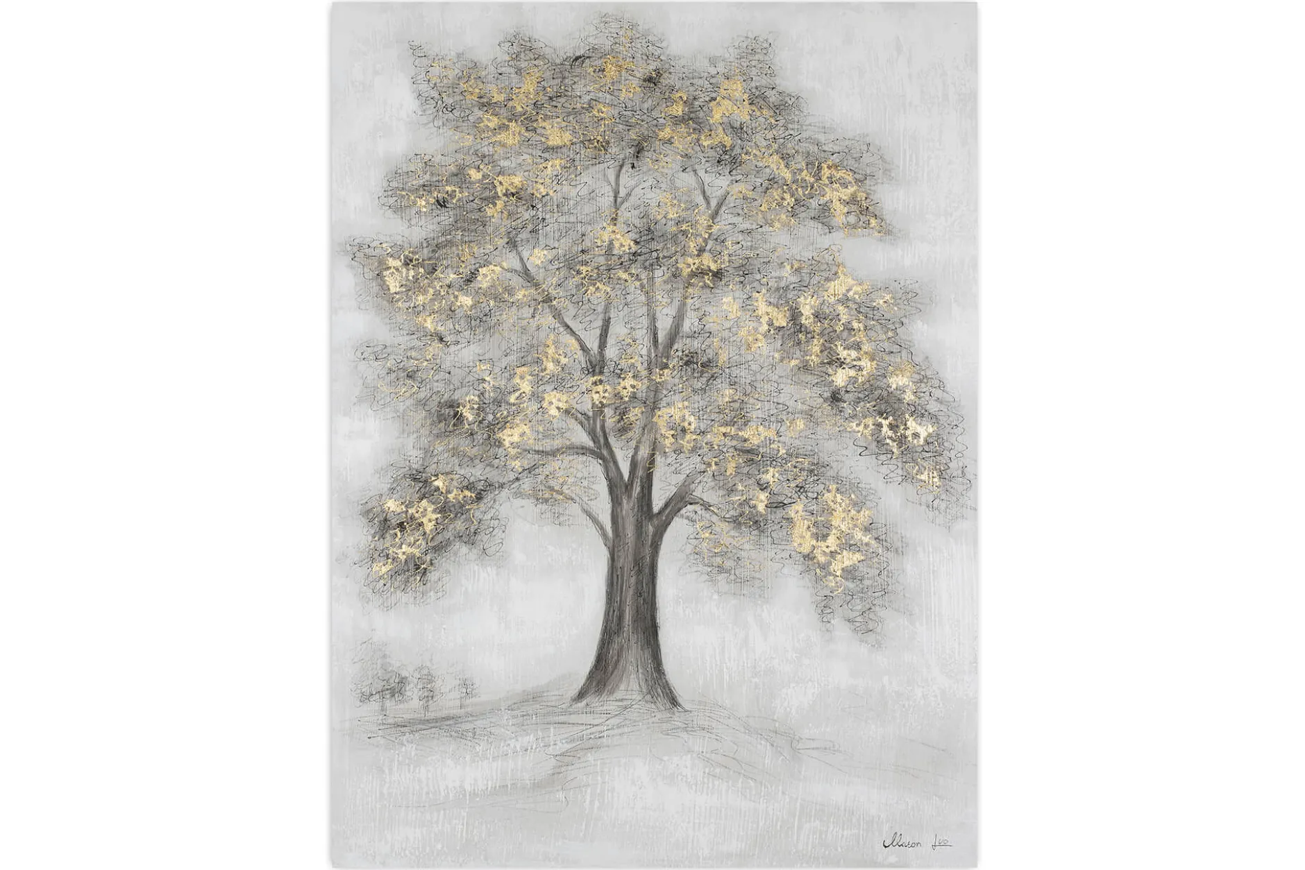 Handgemaltes Gemälde 'Magic Tree' 75x100cm | inkl. Echtheitszertifikat