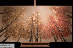 Handgemaltes Gemälde 'Magie im Wald' 140x70cm | inkl. Echtheitszertifikat