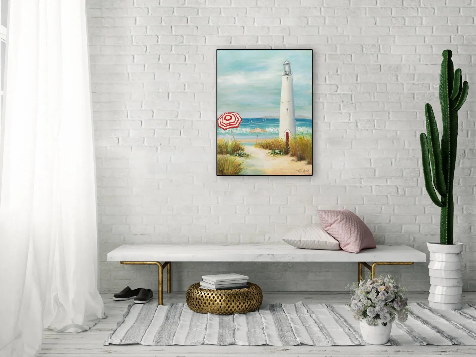 Handgemaltes Gemälde 'Maritime Brise' 60x80cm | inkl. Echtheitszertifikat
