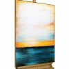 Handgemaltes Gemälde 'Meditation am Strand' 60x90cm | inkl. Echtheitszertifikat