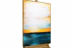 Handgemaltes Gemälde 'Meditation am Strand' 60x90cm | inkl. Echtheitszertifikat