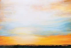 Handgemaltes Gemälde 'Meditation am Strand' 60x90cm | inkl. Echtheitszertifikat